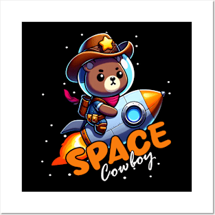 Space Cowboy Bear Posters and Art